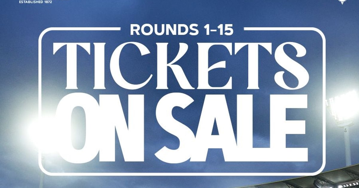 Tickets For Practice Rounds MEMBERS: Rounds 1-15 tickets on sale Tuesday