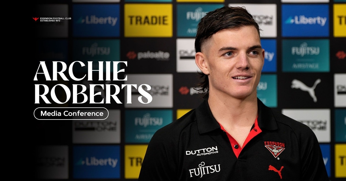 Media conference | Archie Roberts