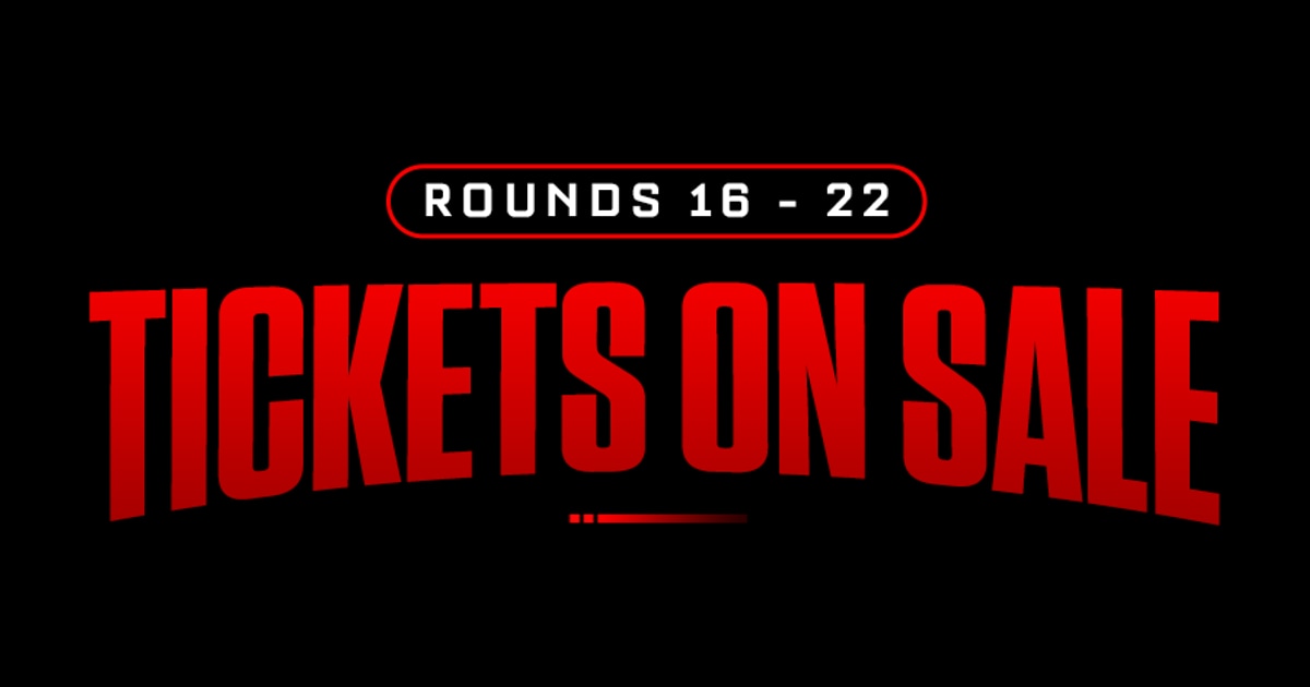 Tickets For Practice Rounds Details: Tickets on sale for rounds 16-22